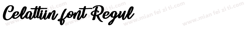 Celattiin font Regul字体转换